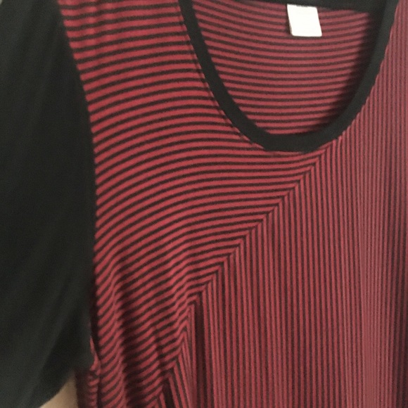 Philosophy Long Sleeve Striped Asymmetric Top - Picture 2 of 4